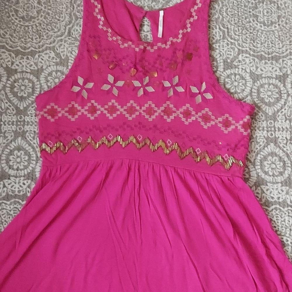 Free People flare tank sz M